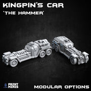 Kingpins Car &quot;The Hammer&quot; - Print Minis