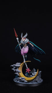 Noctuoidea Mage Psychidae, Mothfolk Psychic- CobraMode | 28mm and 32mm | Wargaming | DnD | Tabletop Roleplaying