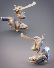 Hanzaki Cavalry Hakuren, Eel Rider - Cobra Mode