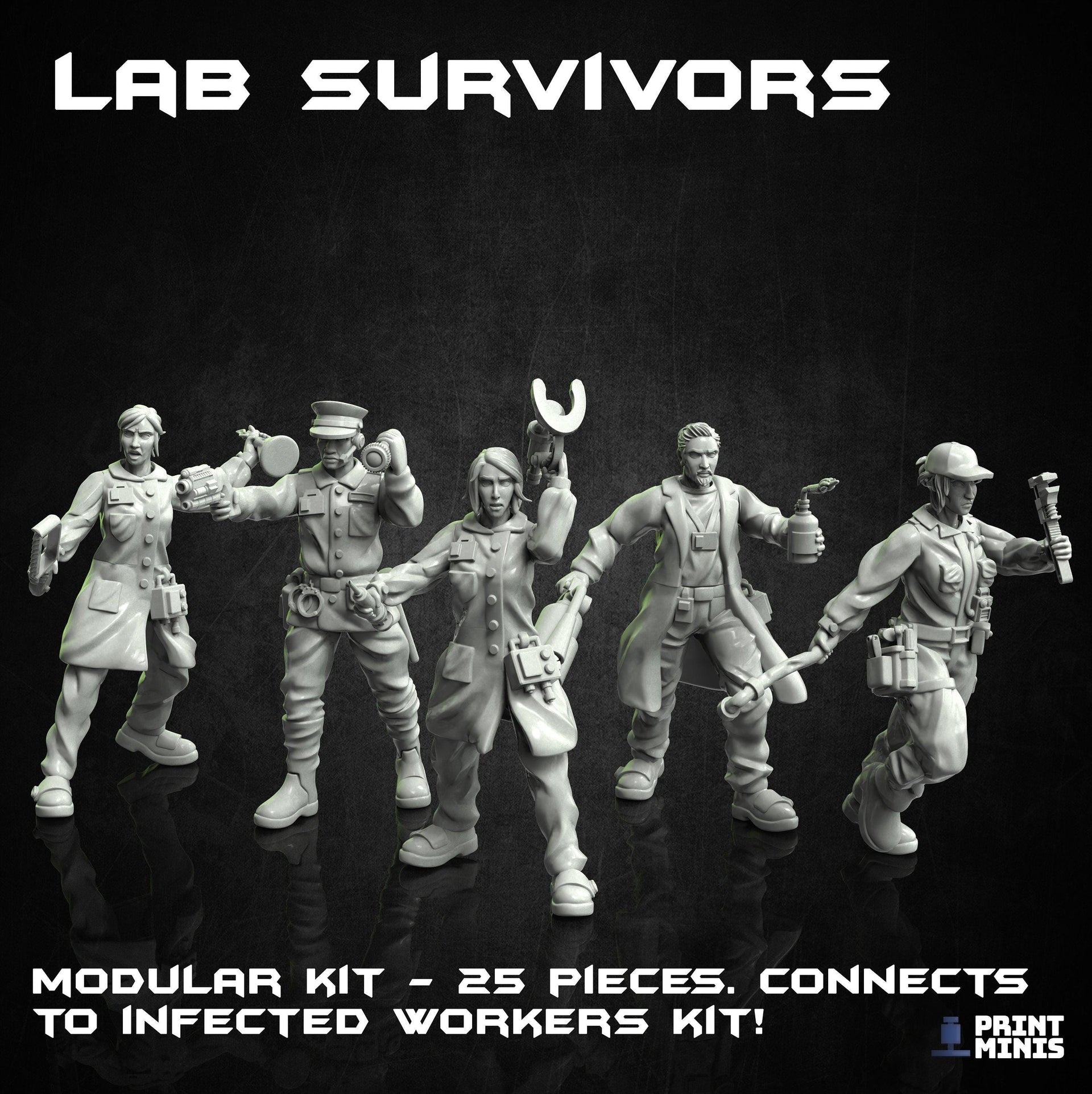 Lab Survivors - Print Minis