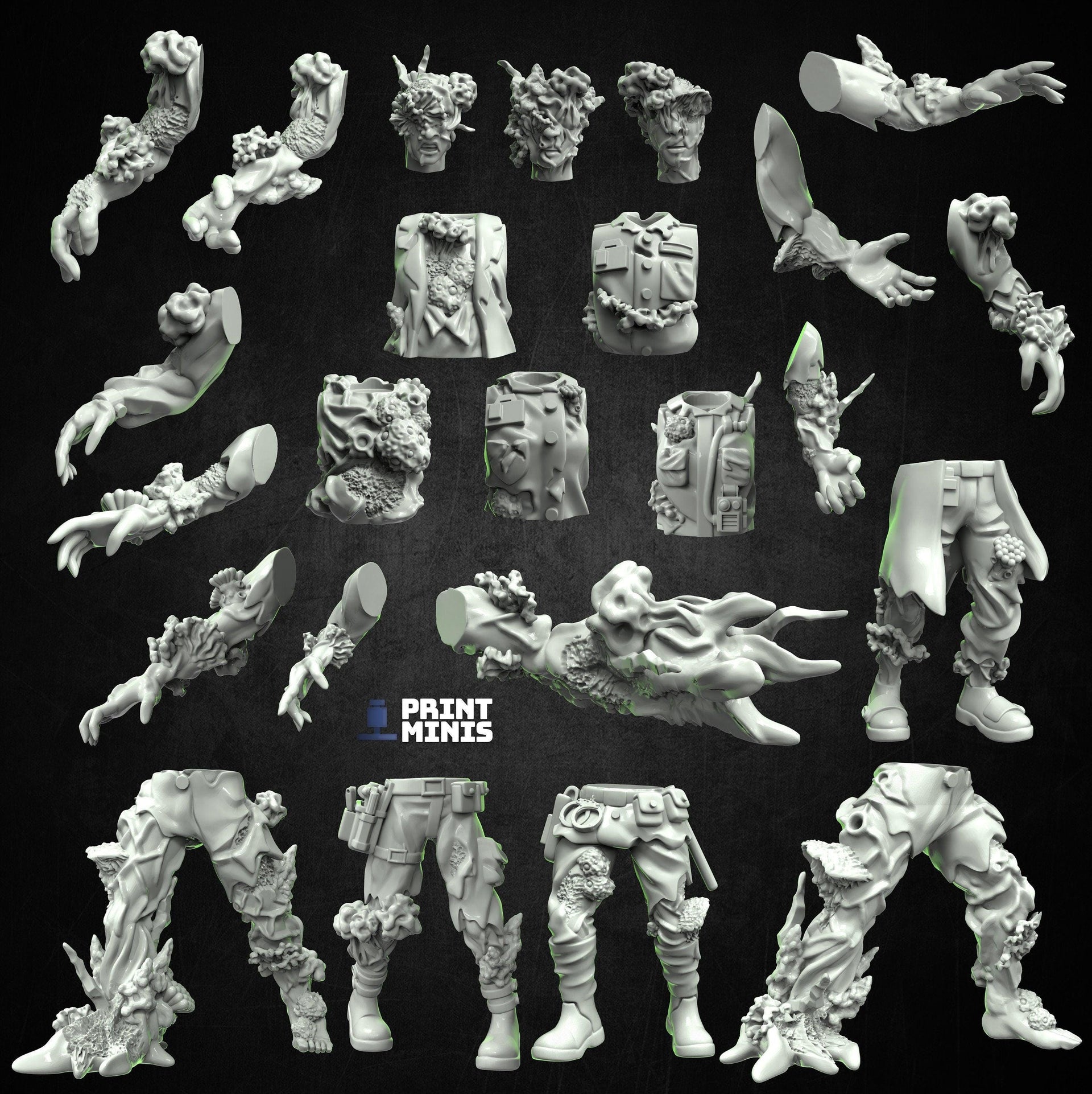 Infected Workers- Print Minis