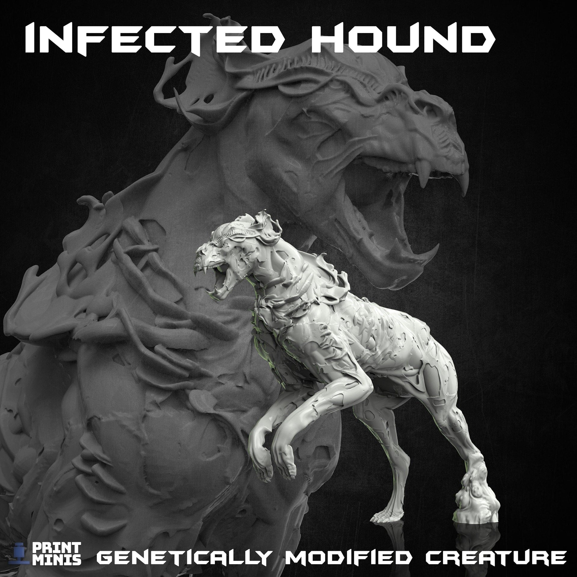 Infected Hounds - Print Minis