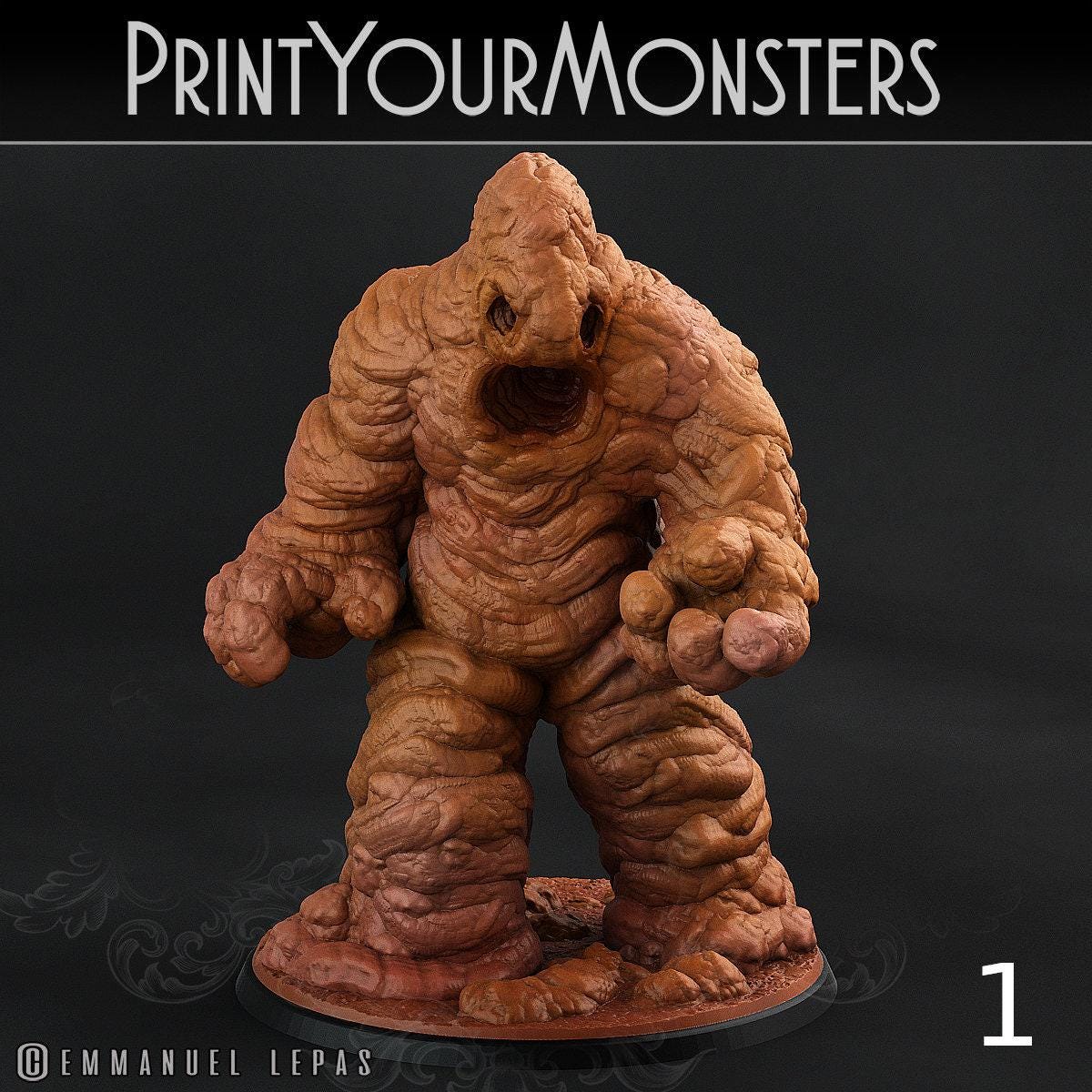 Clay Golem - Print Your Monsters
