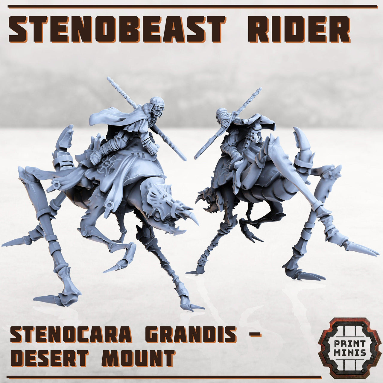 Stenobeast Rider  - Print Minis