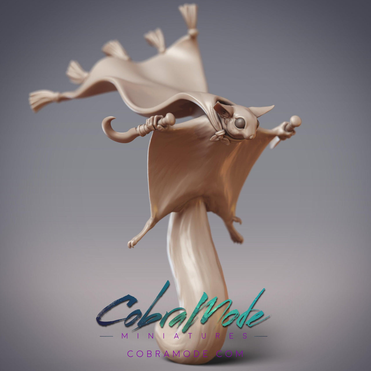 Jirawin Assassin Rinji, Flying Squirrel Rogue - CobraMode | 28mm and 32mm | Wargaming | DnD | Tabletop Roleplaying