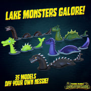 Build Your Own Lake Monster - Found Family Adventurecrafts | 28mm and 32mm | Wargaming | DnD | Tabletop Roleplaying