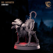 Skarvorn, Undead Mutant Hound - Goetia Miniatures | 28mm and 32mm | Wargaming | DnD | Tabletop Roleplaying