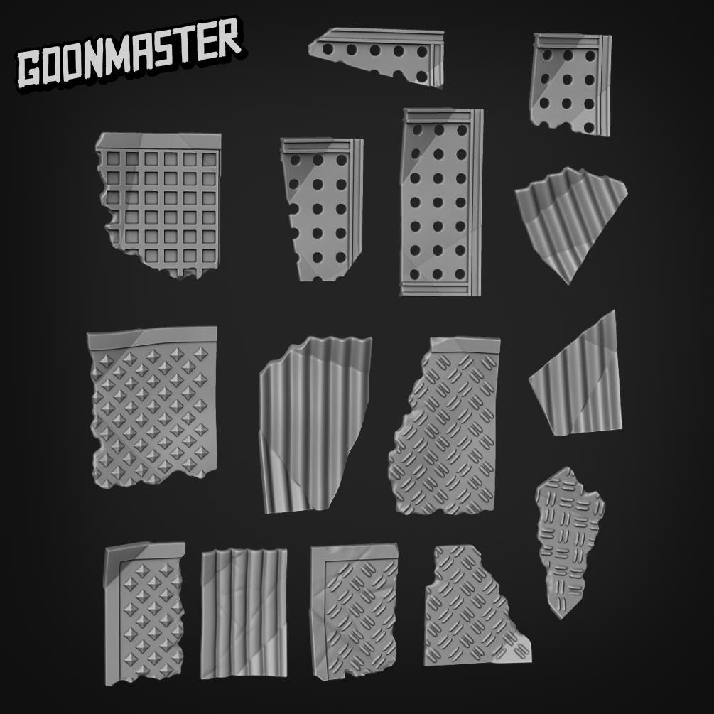 Junkyard bits - Goonmaster Basing Bits | 28mm and 32mm | Wargaming | DnD | Tabletop Roleplaying