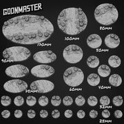Pumpkin Patch Bases - Goonmaster | 28mm and 32mm | Wargaming | DnD | Tabletop Roleplaying