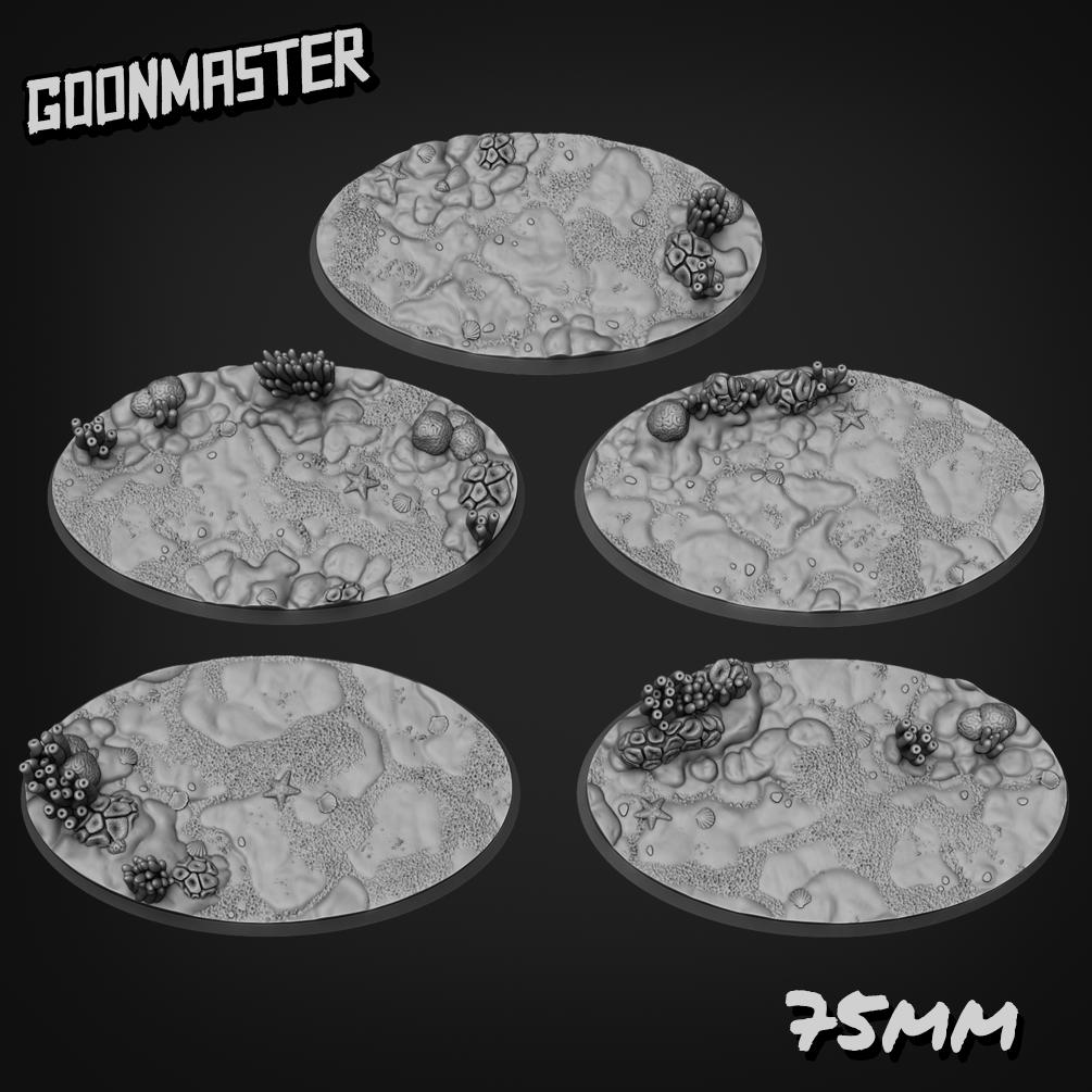 Sea Floor Bases - Goonmaster | 28mm and 32mm | Wargaming | DnD | Tabletop Roleplaying