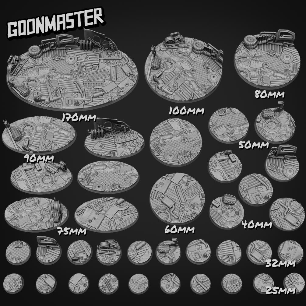 Junkyard Bases - Goonmaster | 28mm and 32mm | Wargaming | DnD | Tabletop Roleplaying