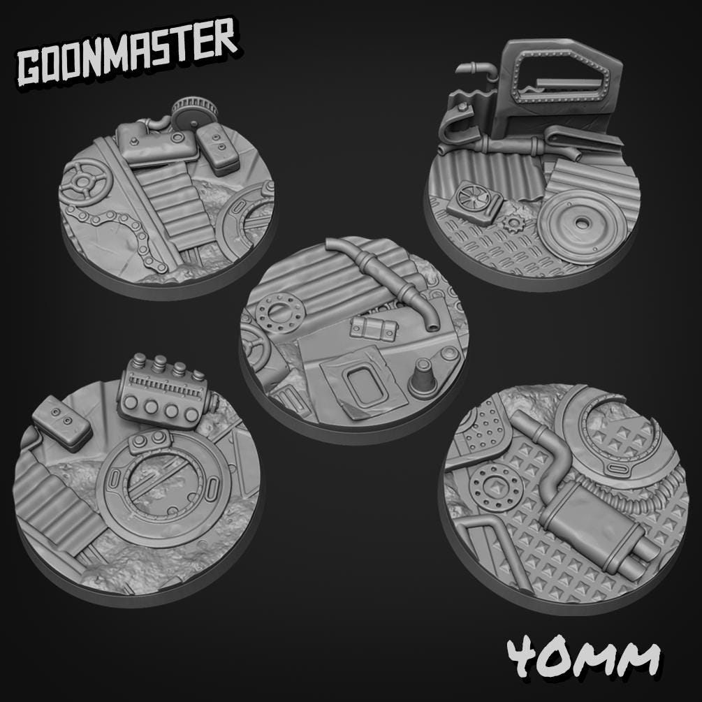 Junkyard Bases - Goonmaster | 28mm and 32mm | Wargaming | DnD | Tabletop Roleplaying