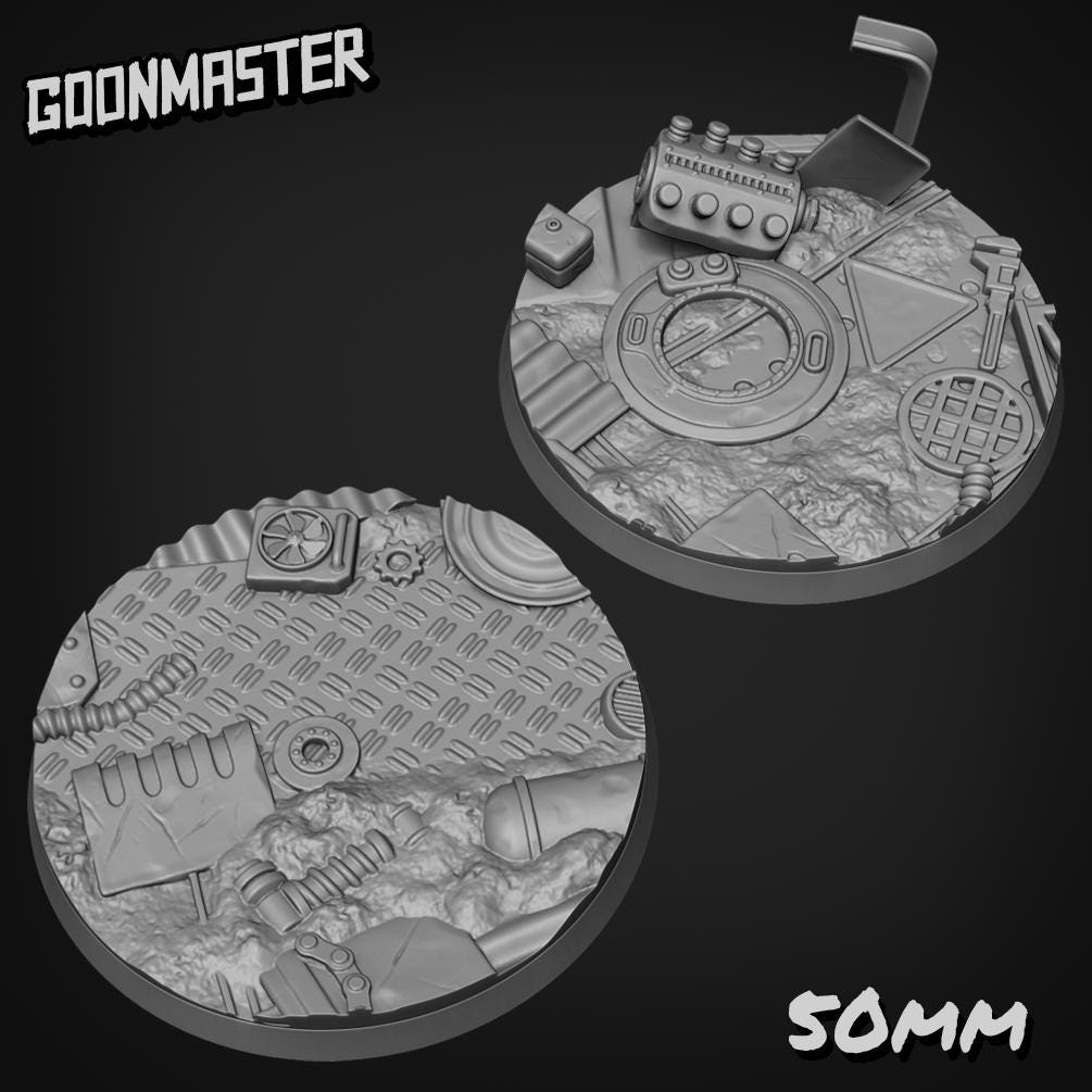 Junkyard Bases - Goonmaster | 28mm and 32mm | Wargaming | DnD | Tabletop Roleplaying