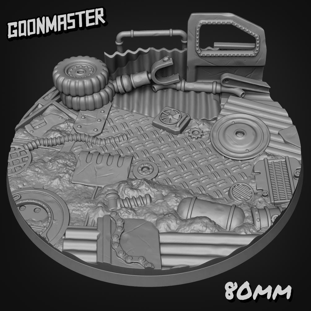 Junkyard Bases - Goonmaster | 28mm and 32mm | Wargaming | DnD | Tabletop Roleplaying