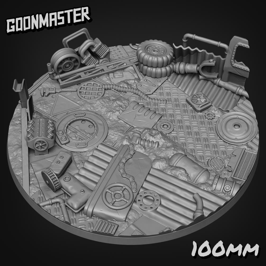 Junkyard Bases - Goonmaster | 28mm and 32mm | Wargaming | DnD | Tabletop Roleplaying
