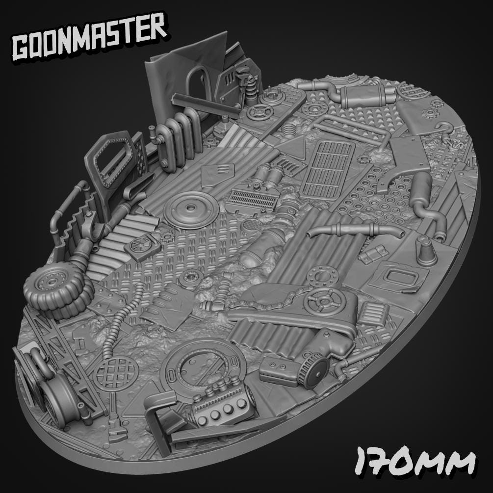 Junkyard Bases - Goonmaster | 28mm and 32mm | Wargaming | DnD | Tabletop Roleplaying