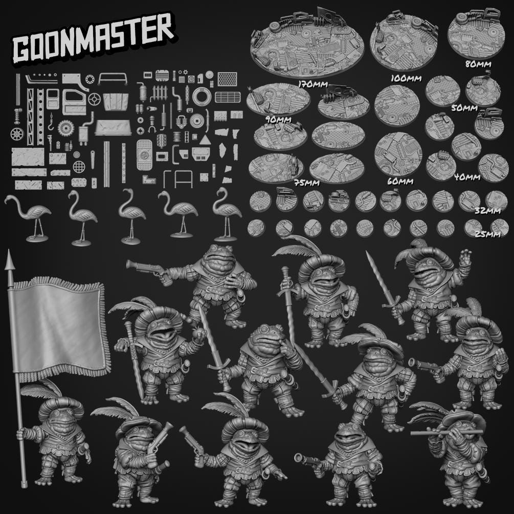 Junkyard Bases - Goonmaster | 28mm and 32mm | Wargaming | DnD | Tabletop Roleplaying