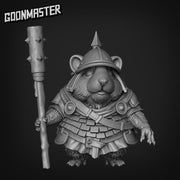 Hamster Mace Warrior. Hams of War- Goonmaster | 28mm and 32mm | Wargaming | DnD | Tabletop Roleplaying