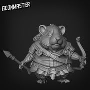 Hamster Archer. Hams of War- Goonmaster | 28mm and 32mm | Wargaming | DnD | Tabletop Roleplaying