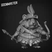 Hamster Archer. Hams of War- Goonmaster | 28mm and 32mm | Wargaming | DnD | Tabletop Roleplaying