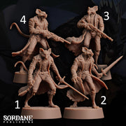 Wererat Fighter - Sordane Publishing | 28mm and 32mm | Wargaming | DnD | Tabletop Roleplaying