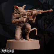 Wererat Assassin - Sordane Publishing | 28mm and 32mm | Wargaming | DnD | Tabletop Roleplaying