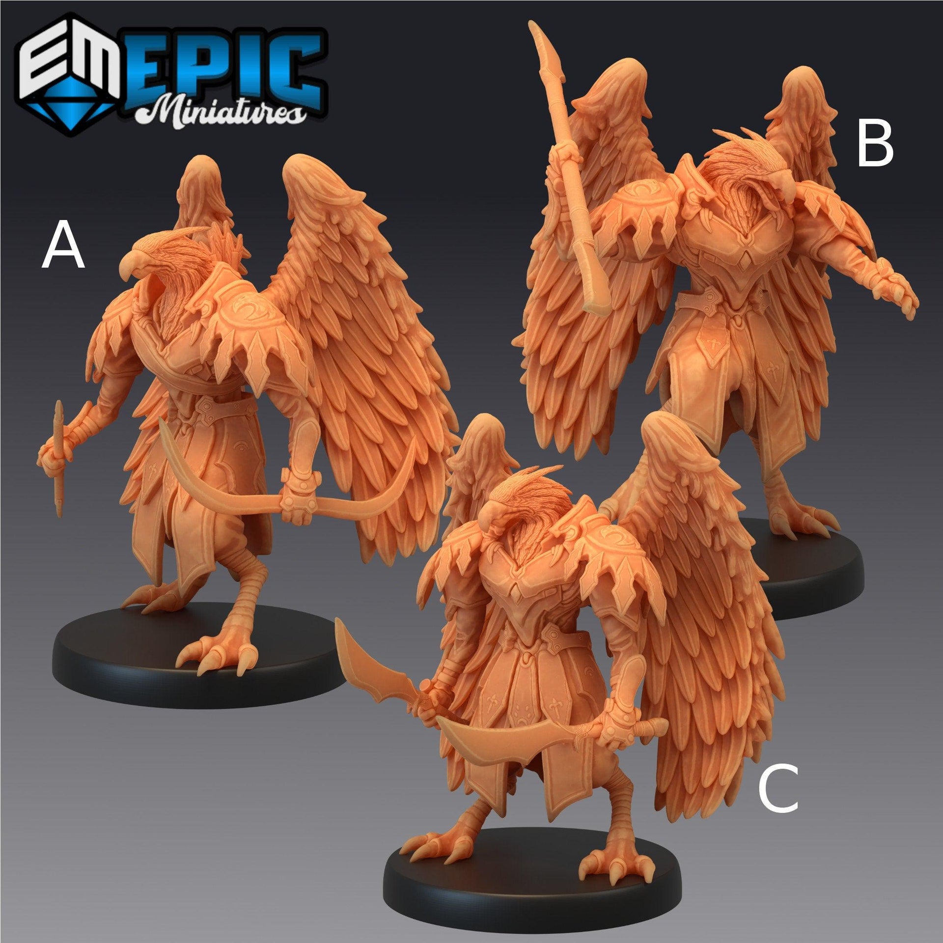 Bird Folk Eagle - Epic Miniatures