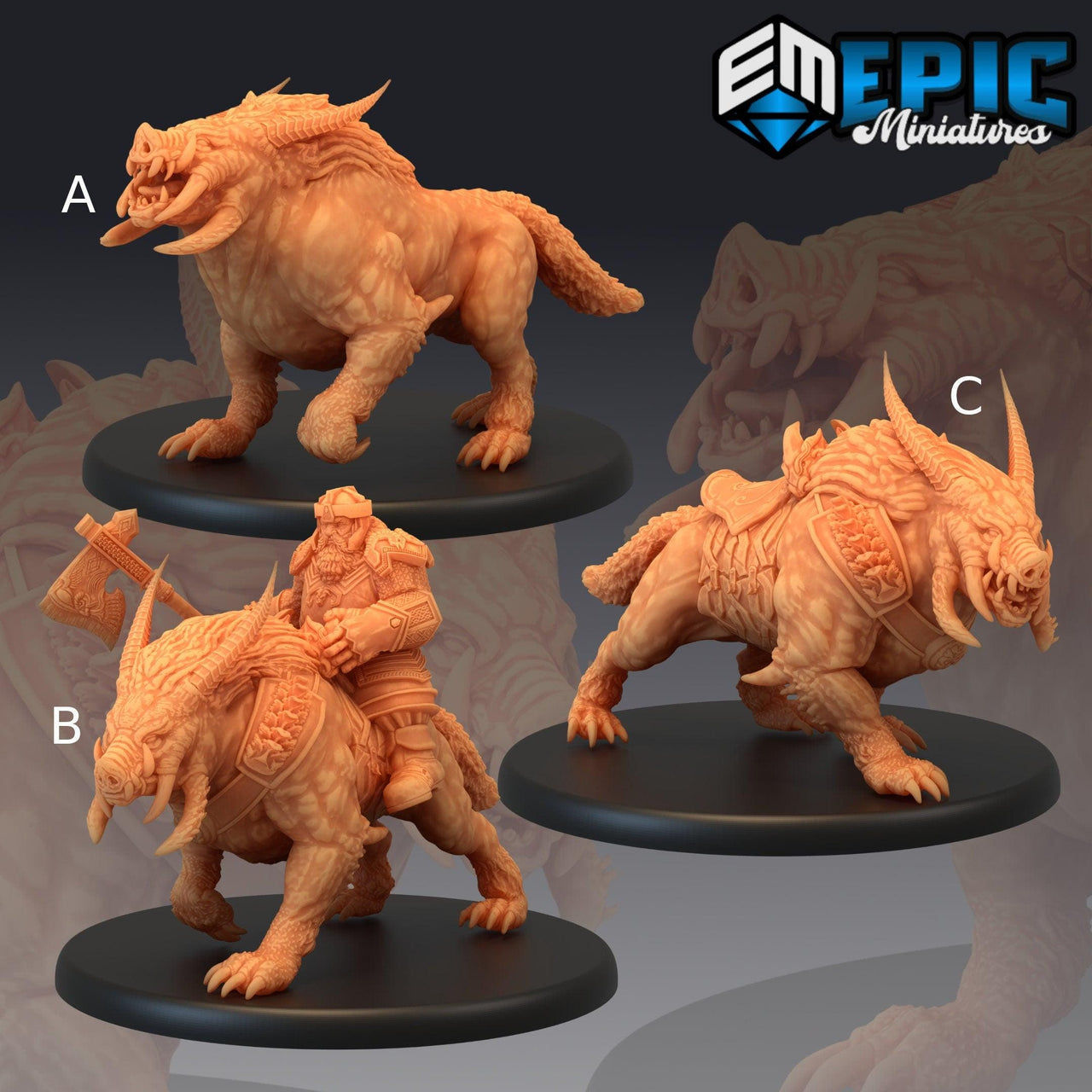 Arctic Boar - Epic Miniatures