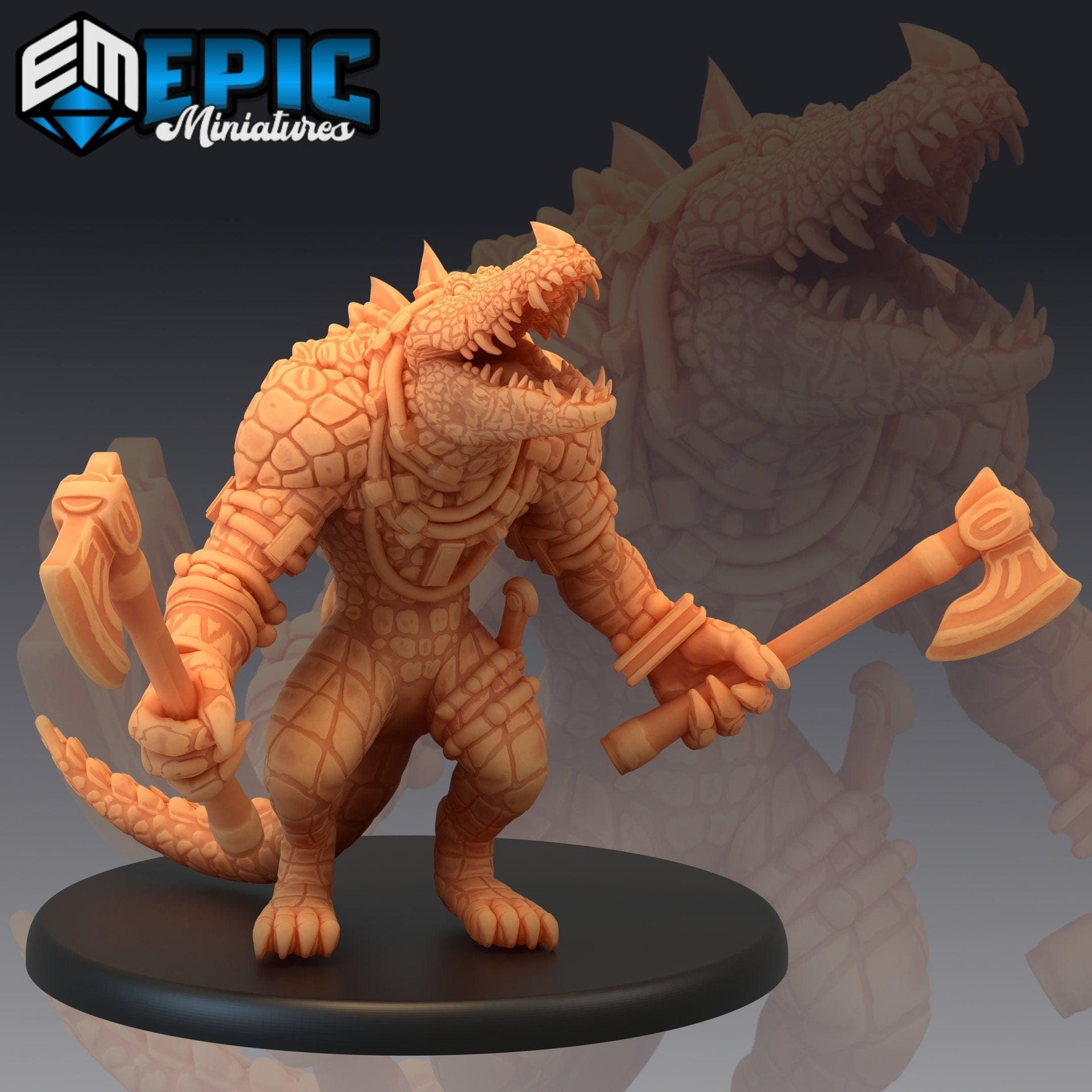 Crocodile Warrior - Epic Miniatures