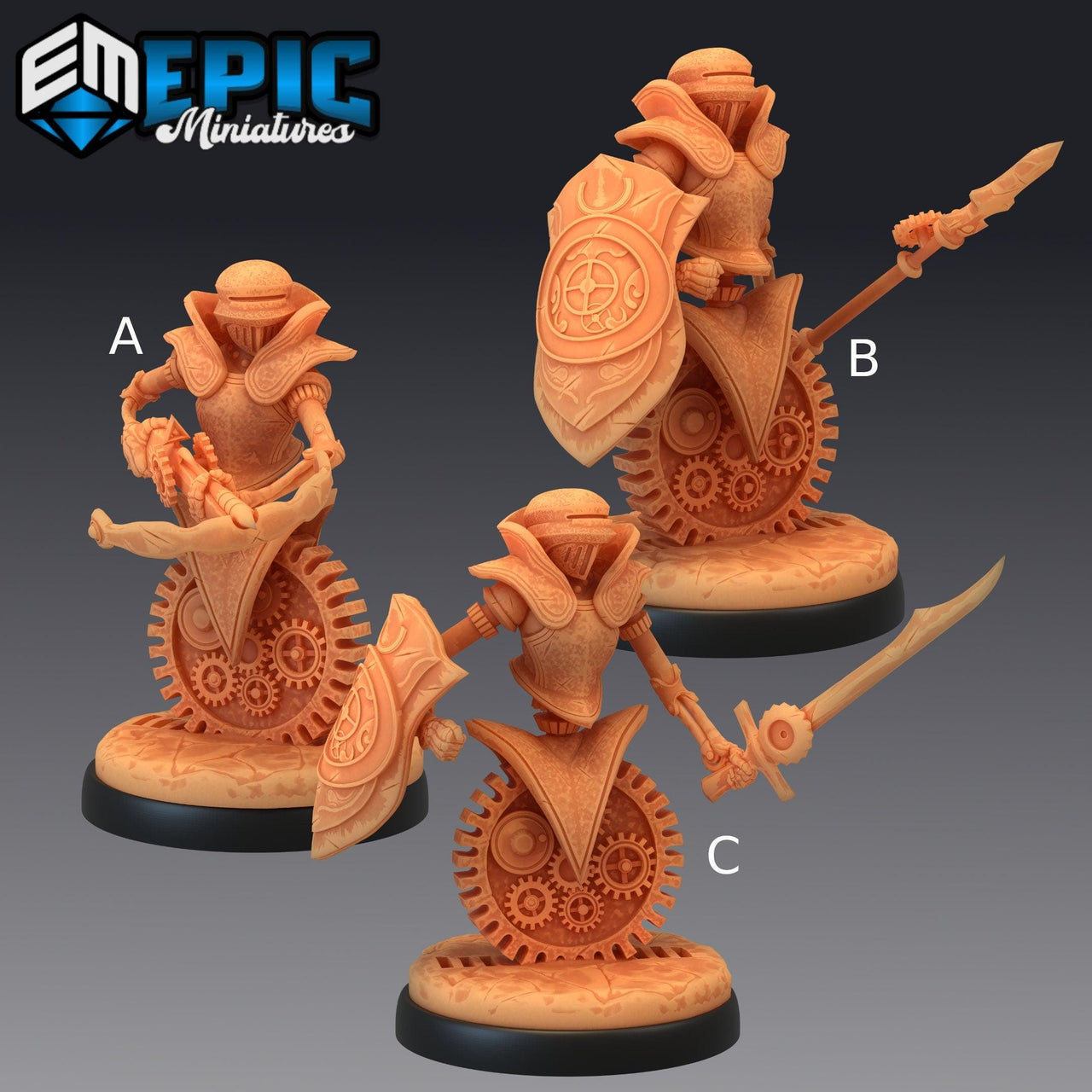 Gear Town Knight - Epic Miniatures
