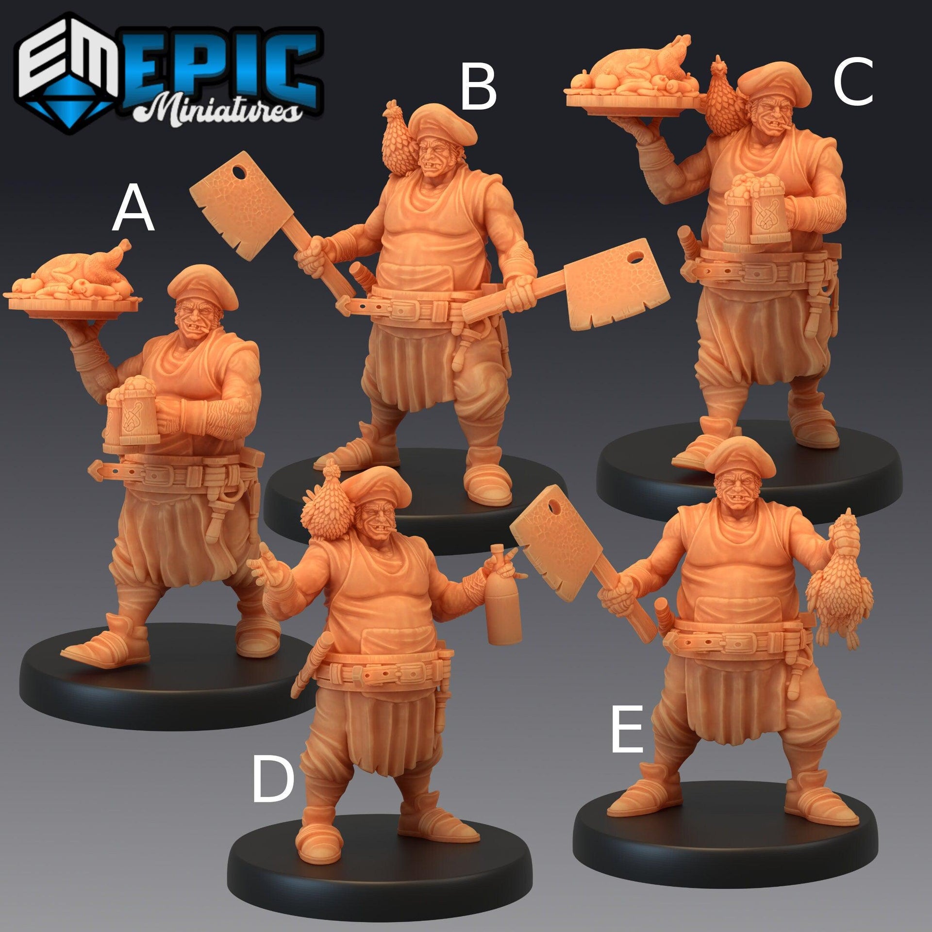 Drunk Cook - Epic Miniatures