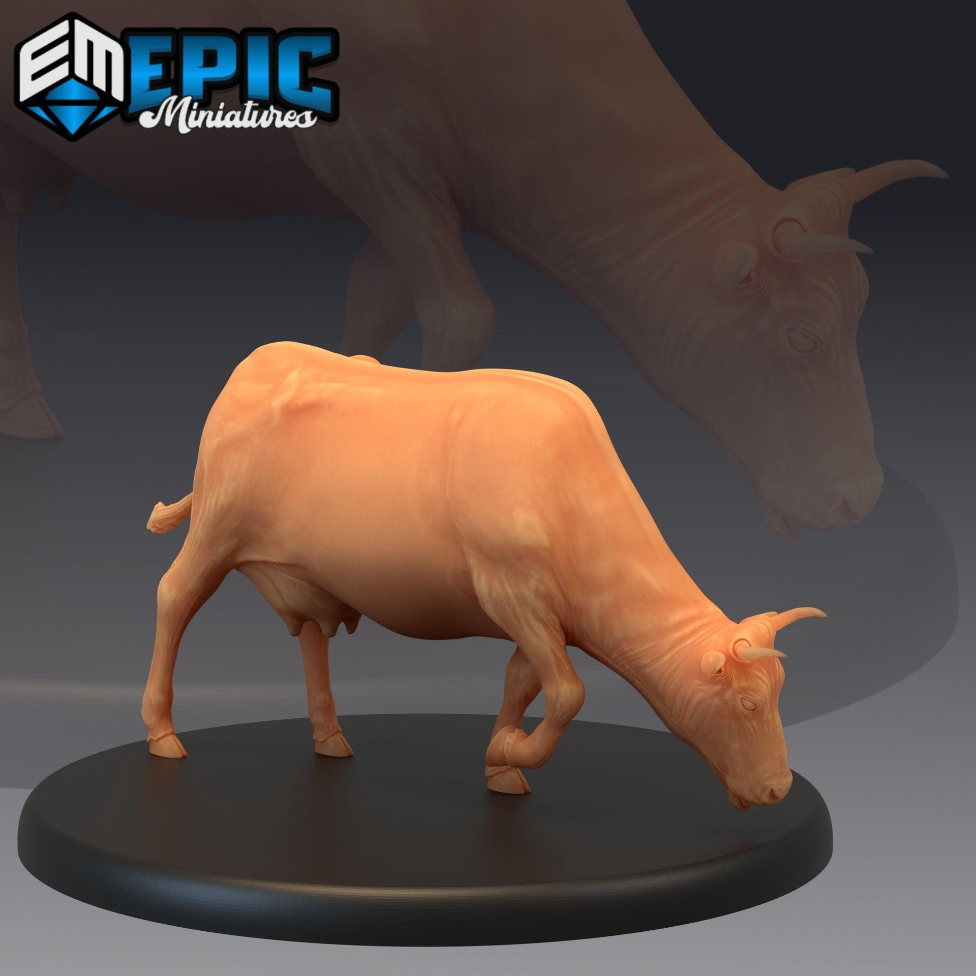 Farm Animal Cow - Epic Miniatures