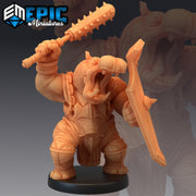 Hippo Warrior - Epic Miniatures