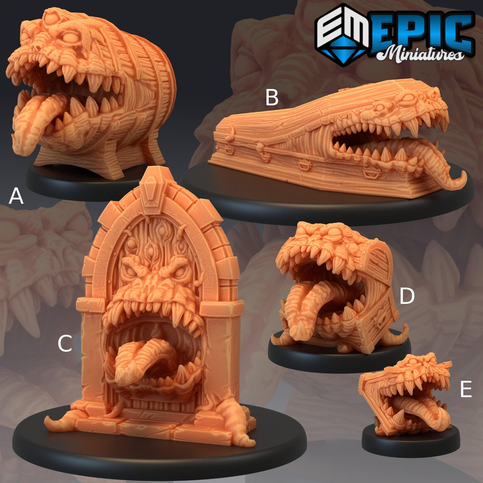 Mimics and Props -Epic Miniatures