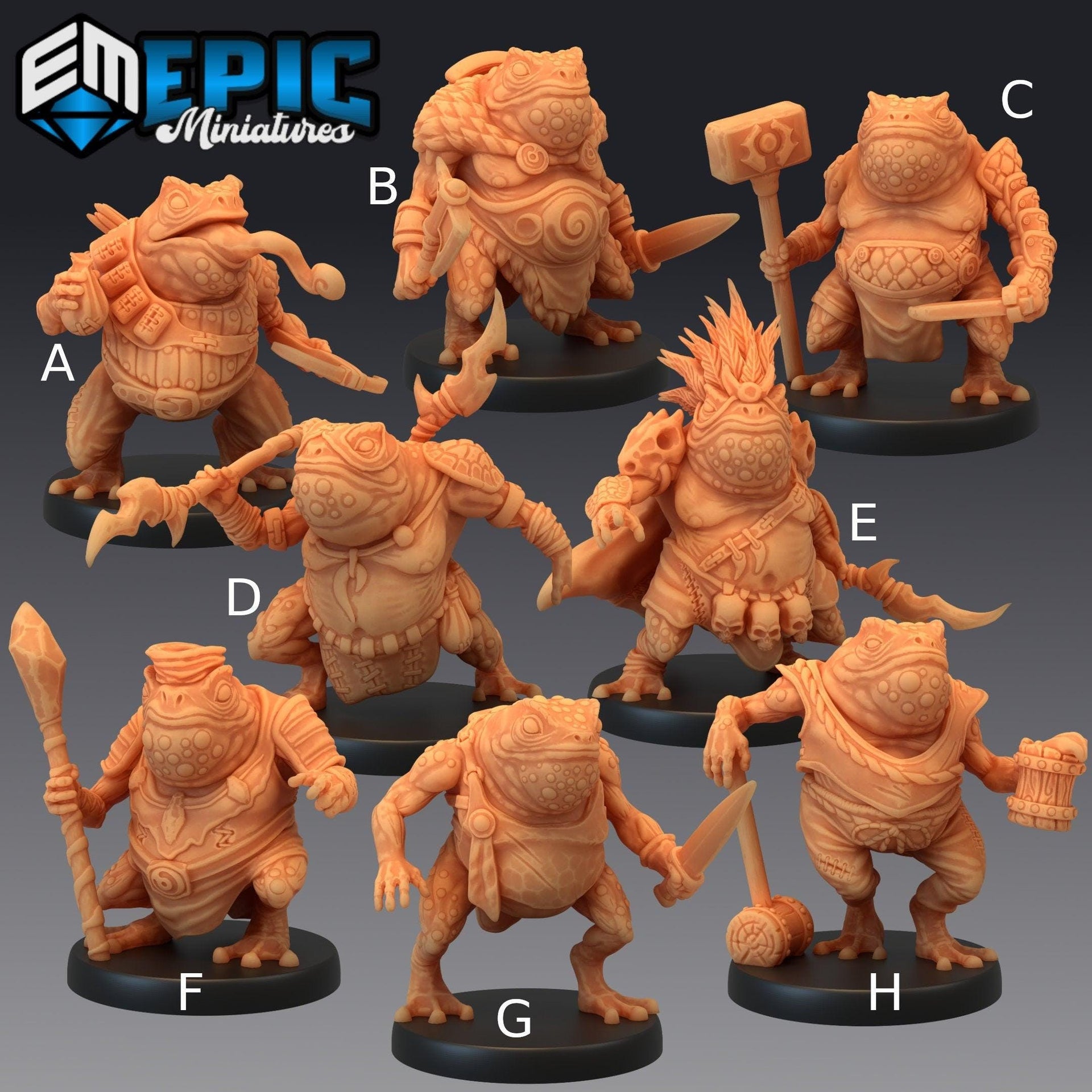 Toad Folk - Epic Miniatures