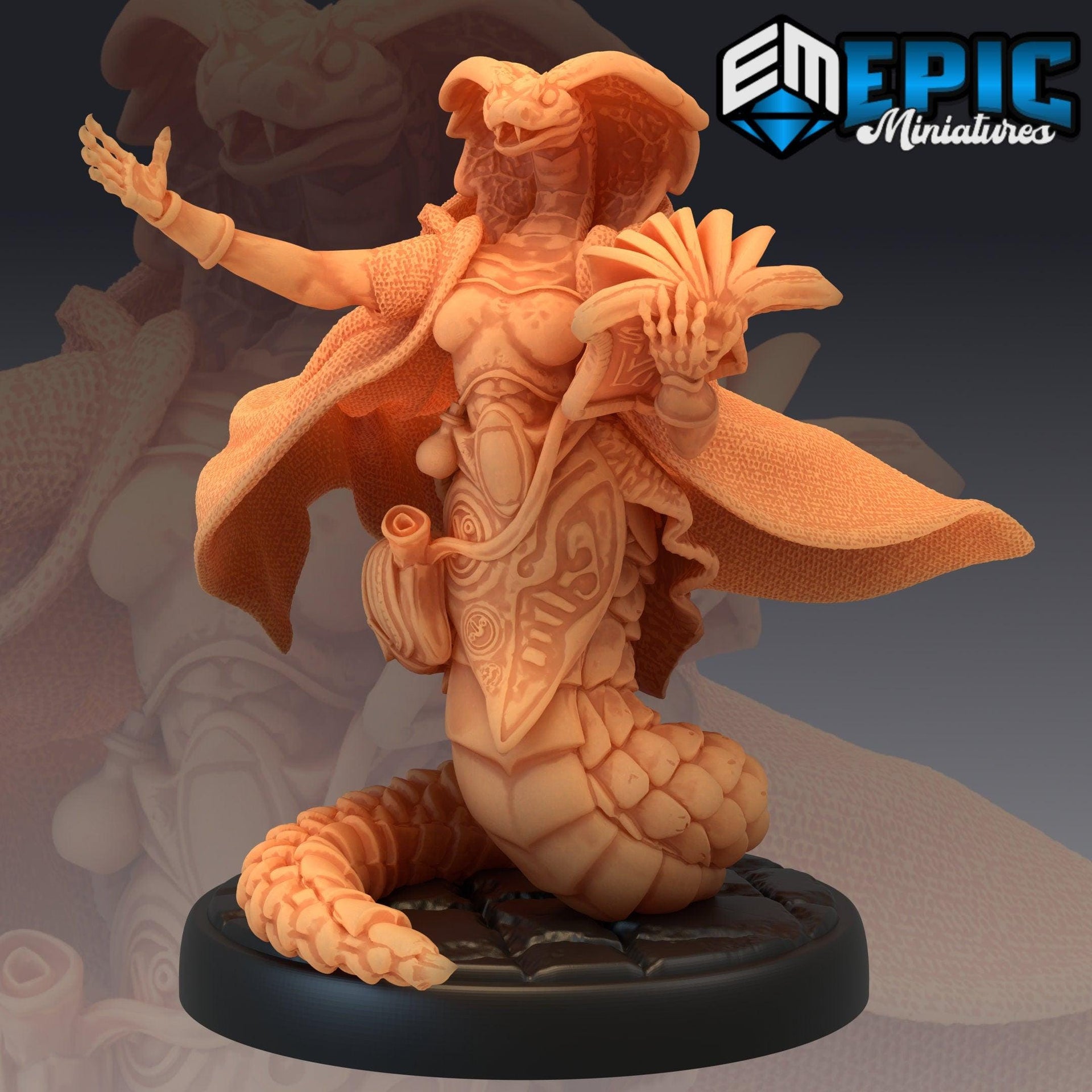 SerpentFolk Mage - Epic Miniatures