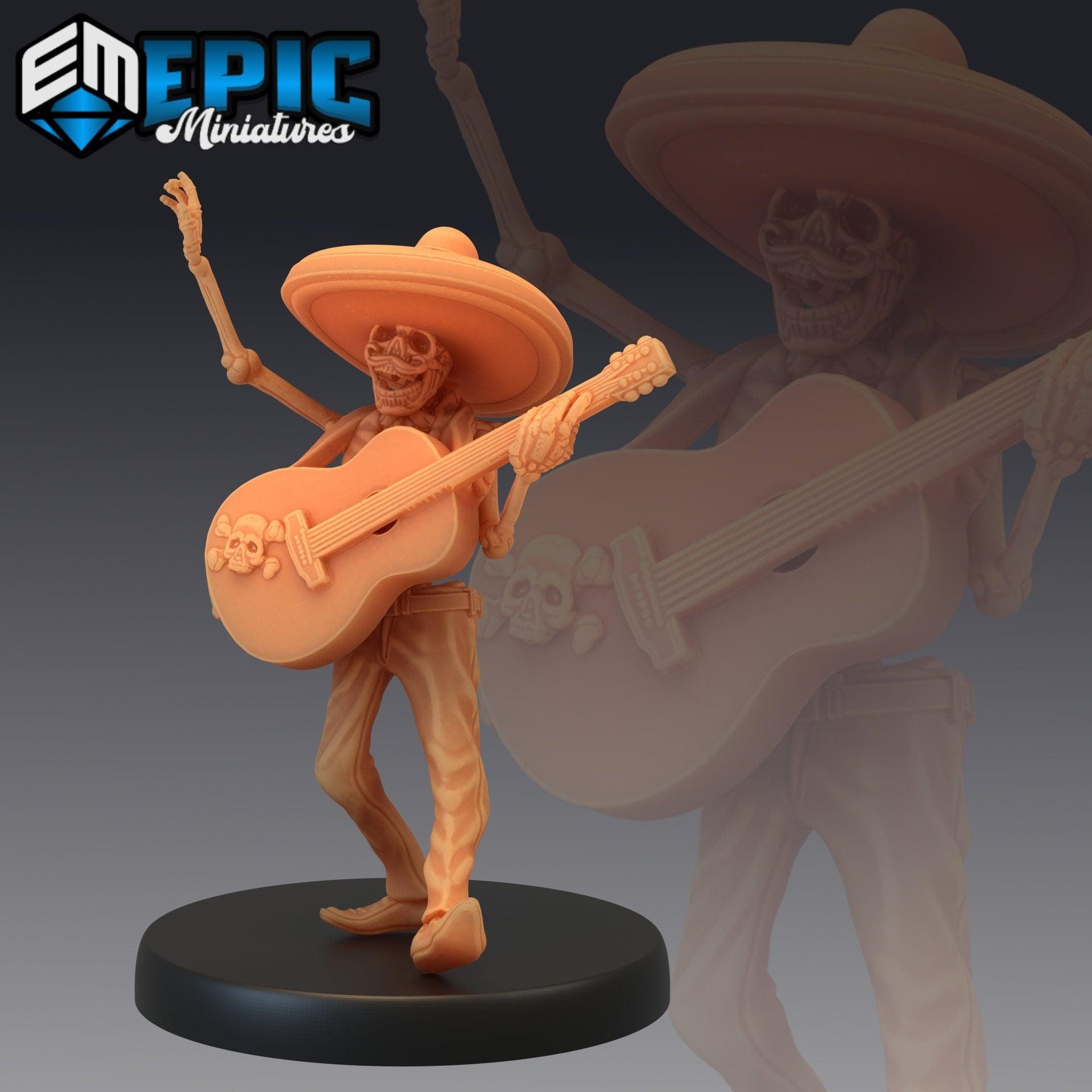 Skeleton Musician - Epic Miniatures
