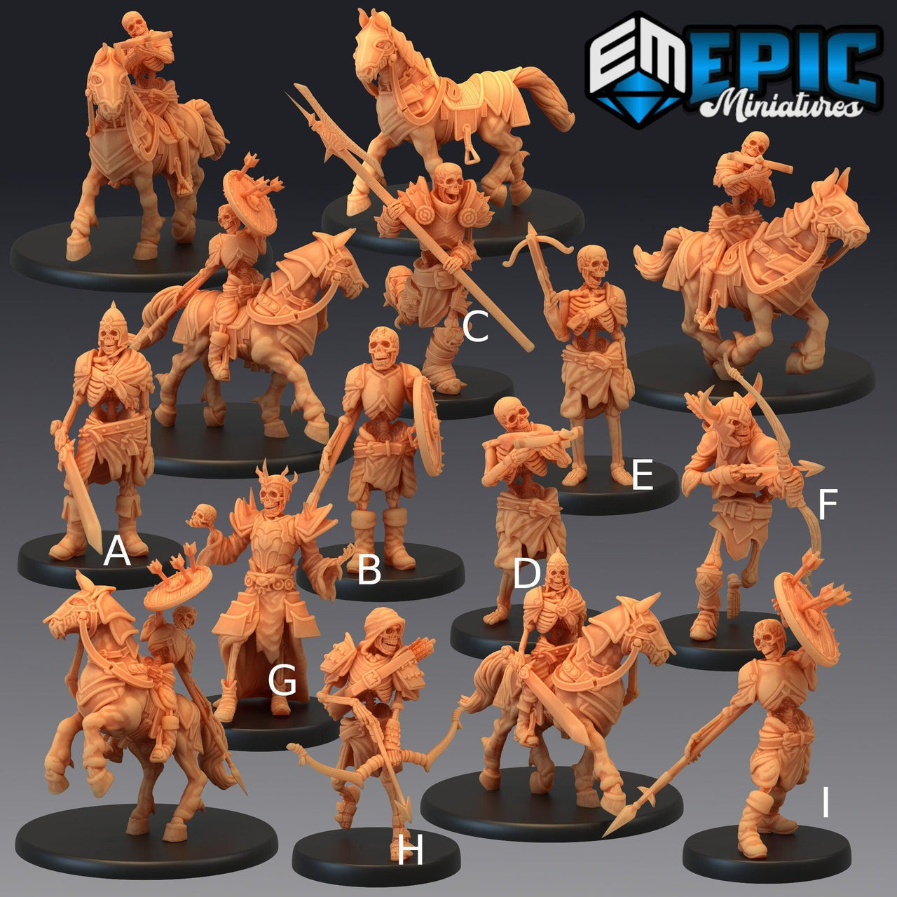 Skeleton Infantry - Epic Miniatures