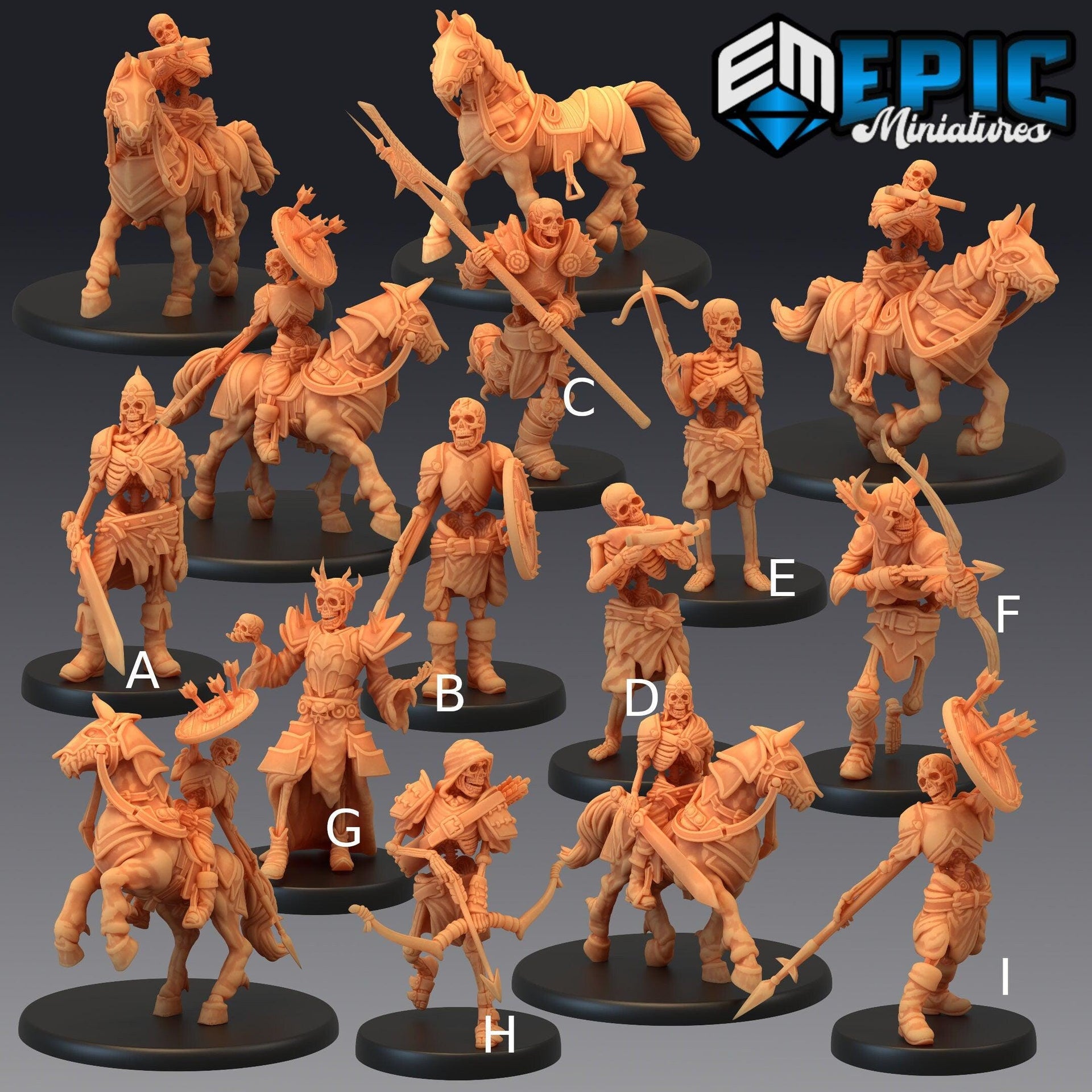 Skeleton Infantry - Epic Miniatures
