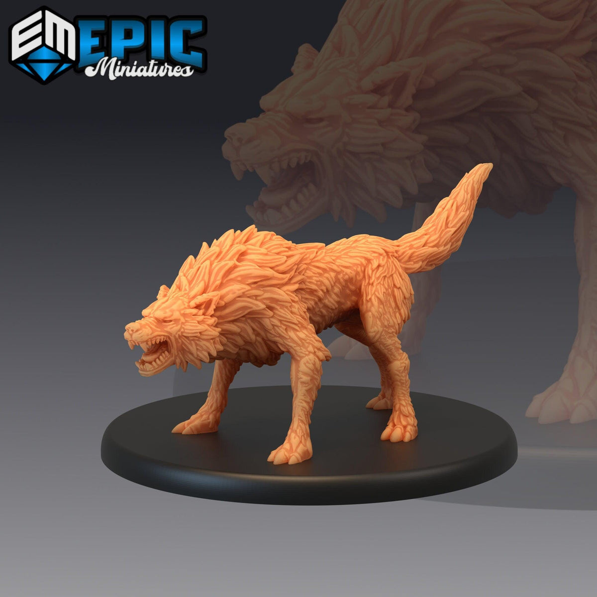 Wolves Miniatures Winter Wolf - Epic Miniatures
