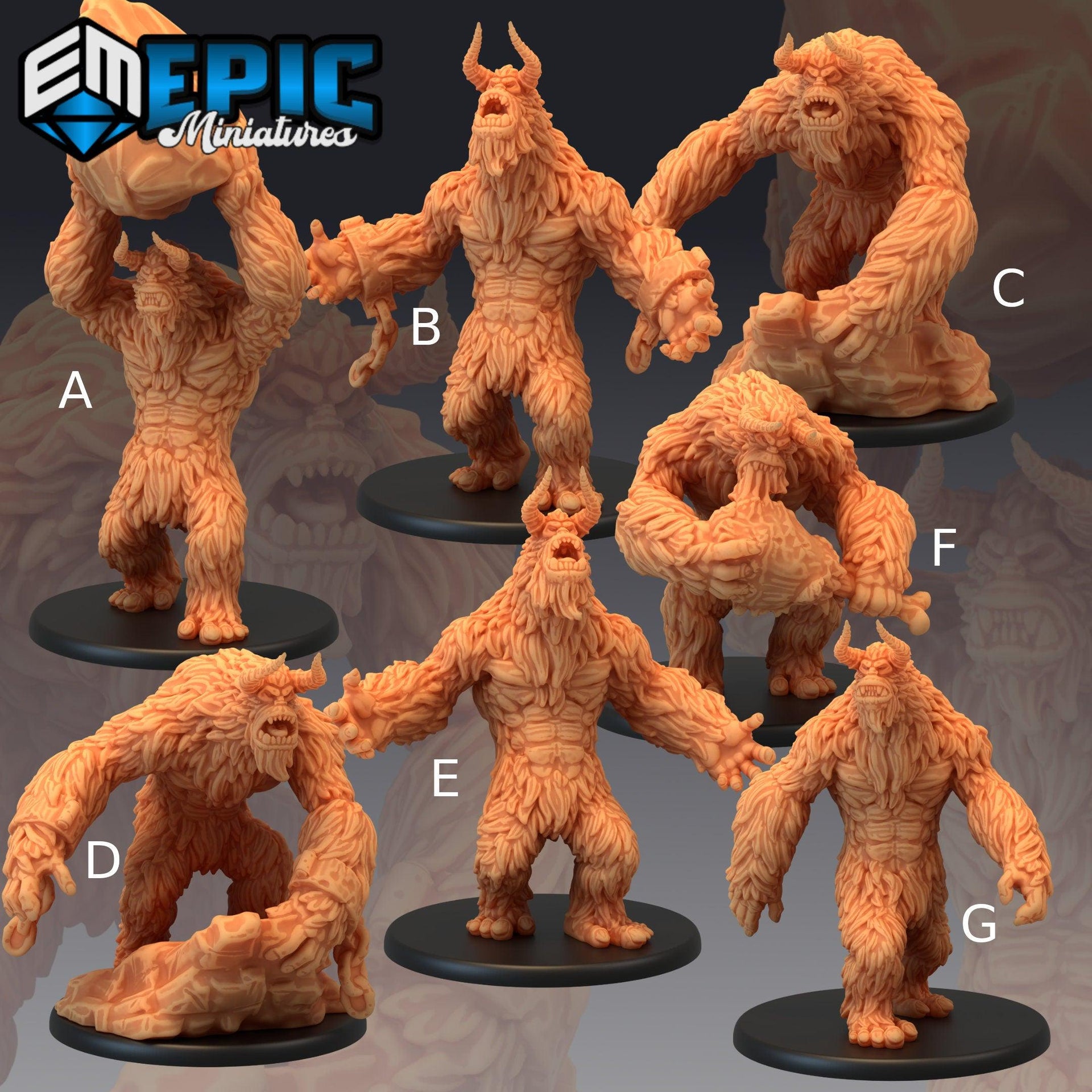 Yetis - Epic Miniatures