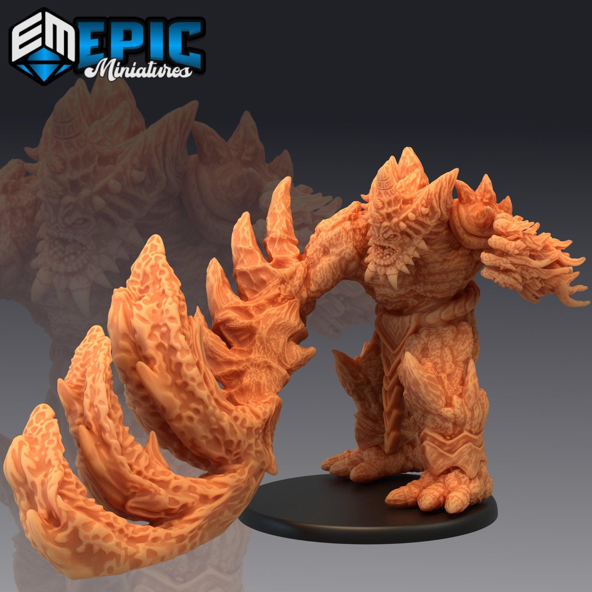 Lava Golem - Epic Miniatures