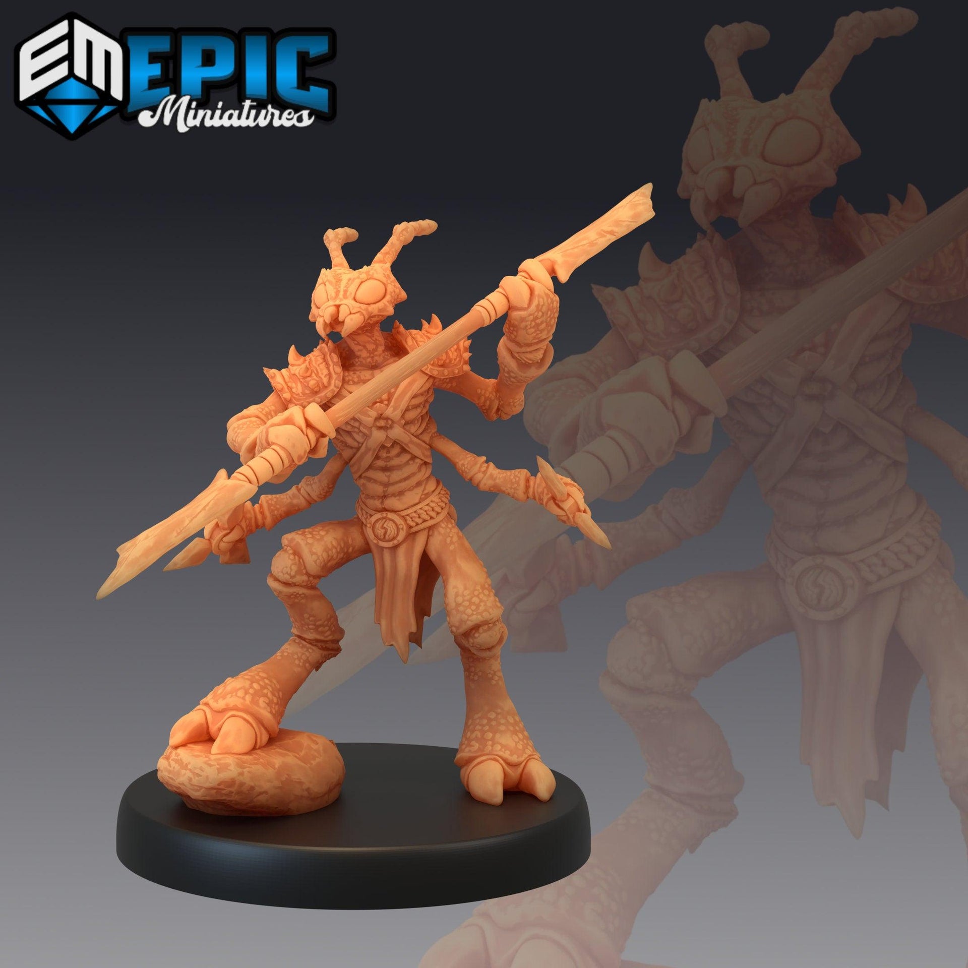 Insectoid Ant Warrior - Epic Miniatures