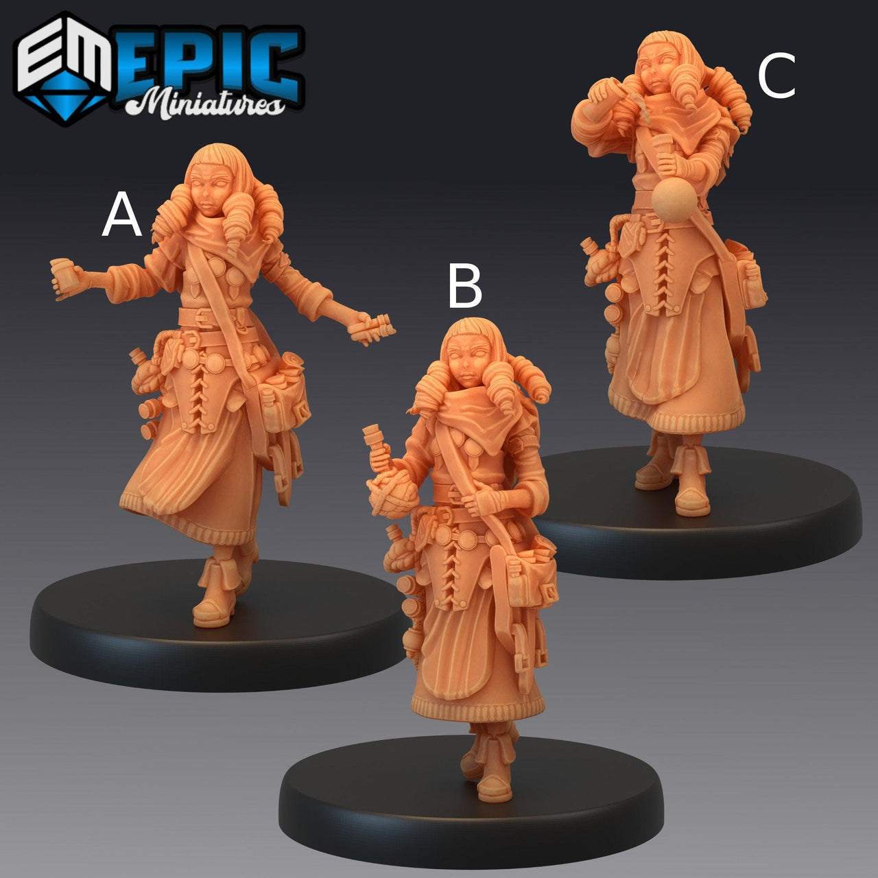Female Alchemist - Epic Miniatures