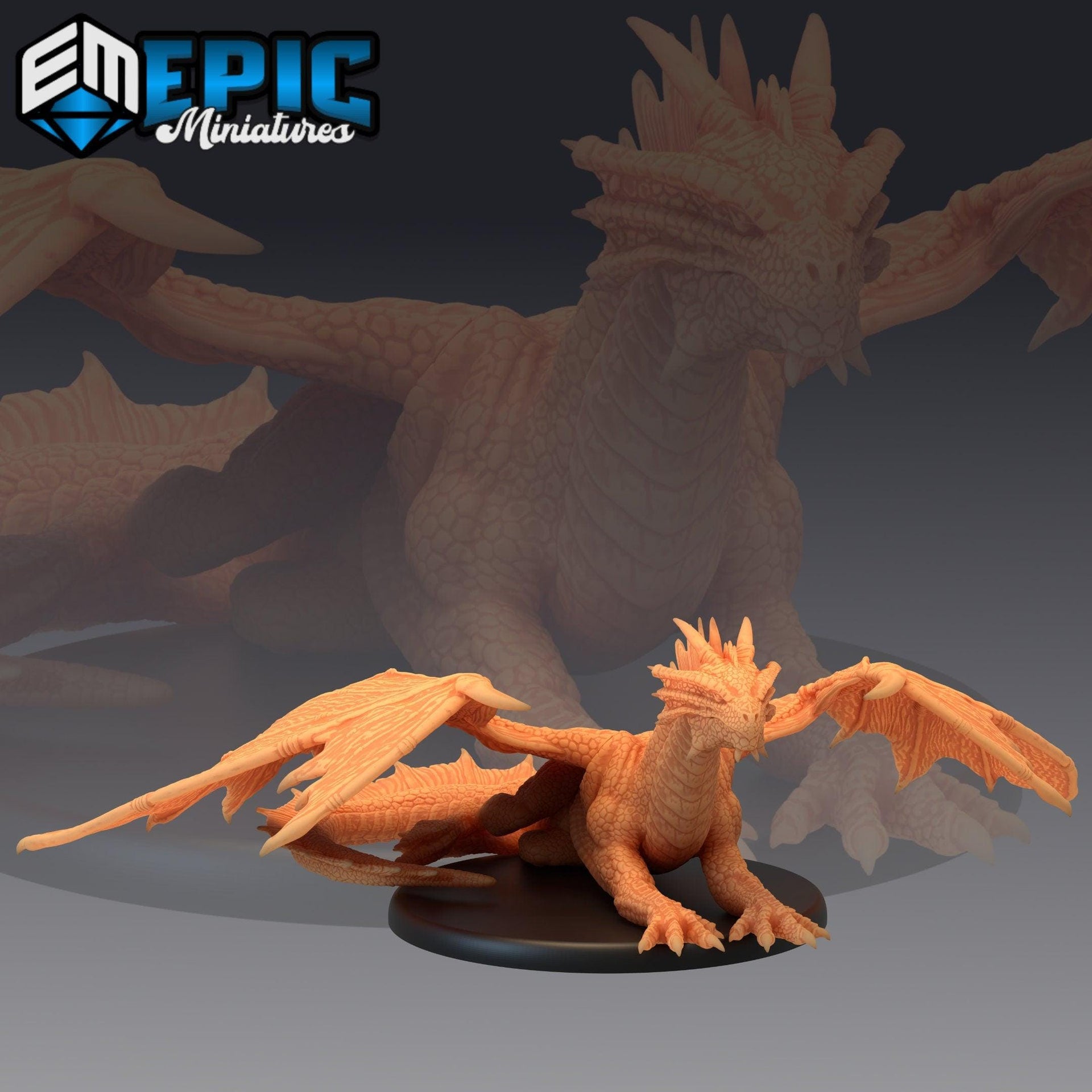 Bronze Dragon - Epic Miniatures