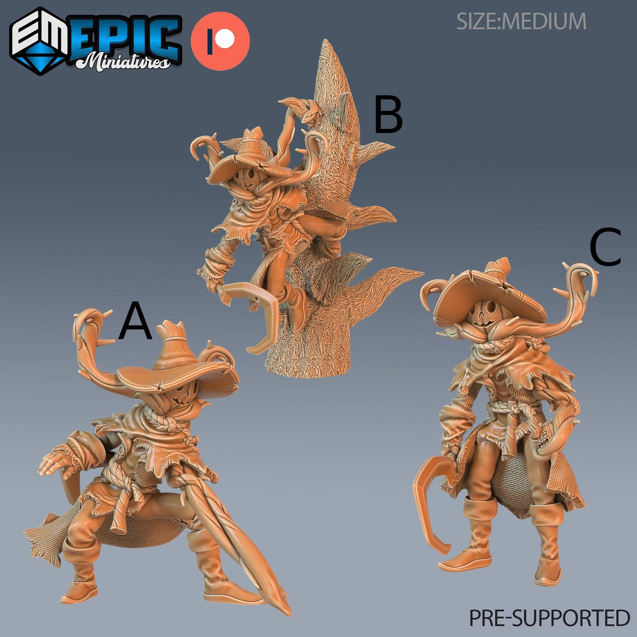 Pumpkin Scarecrow - Epic Miniatures