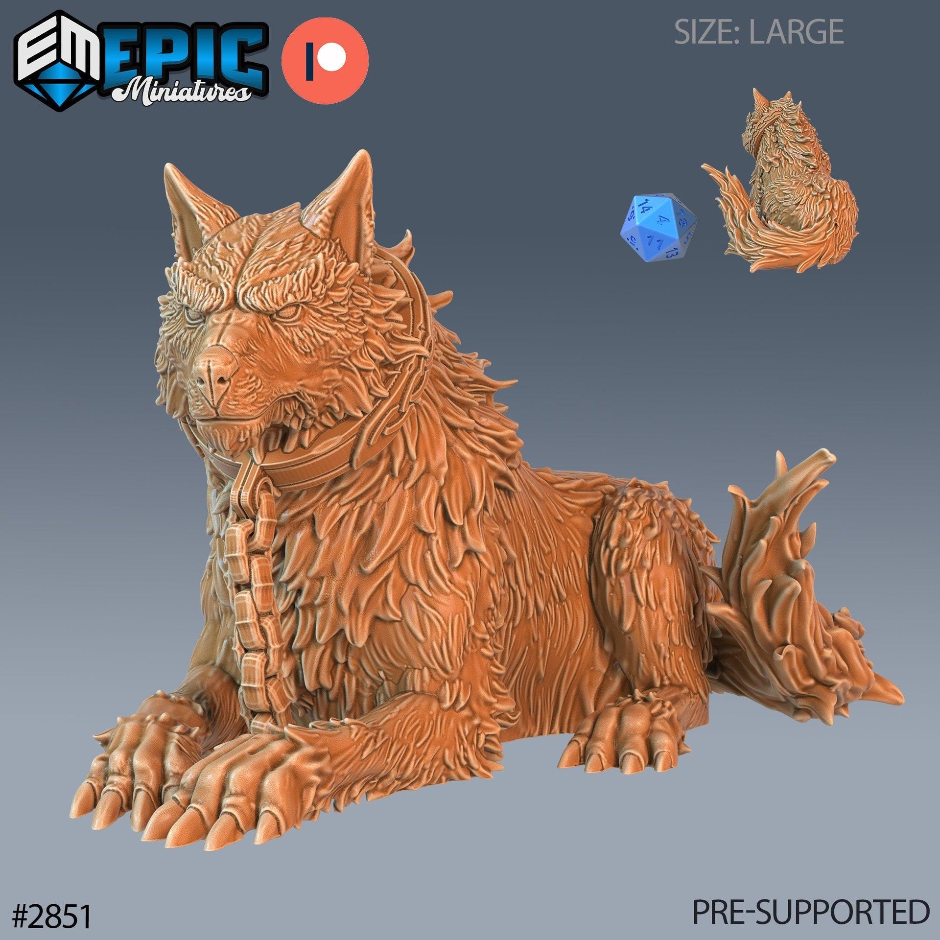 Fenrir Wolf - Epic Miniatures