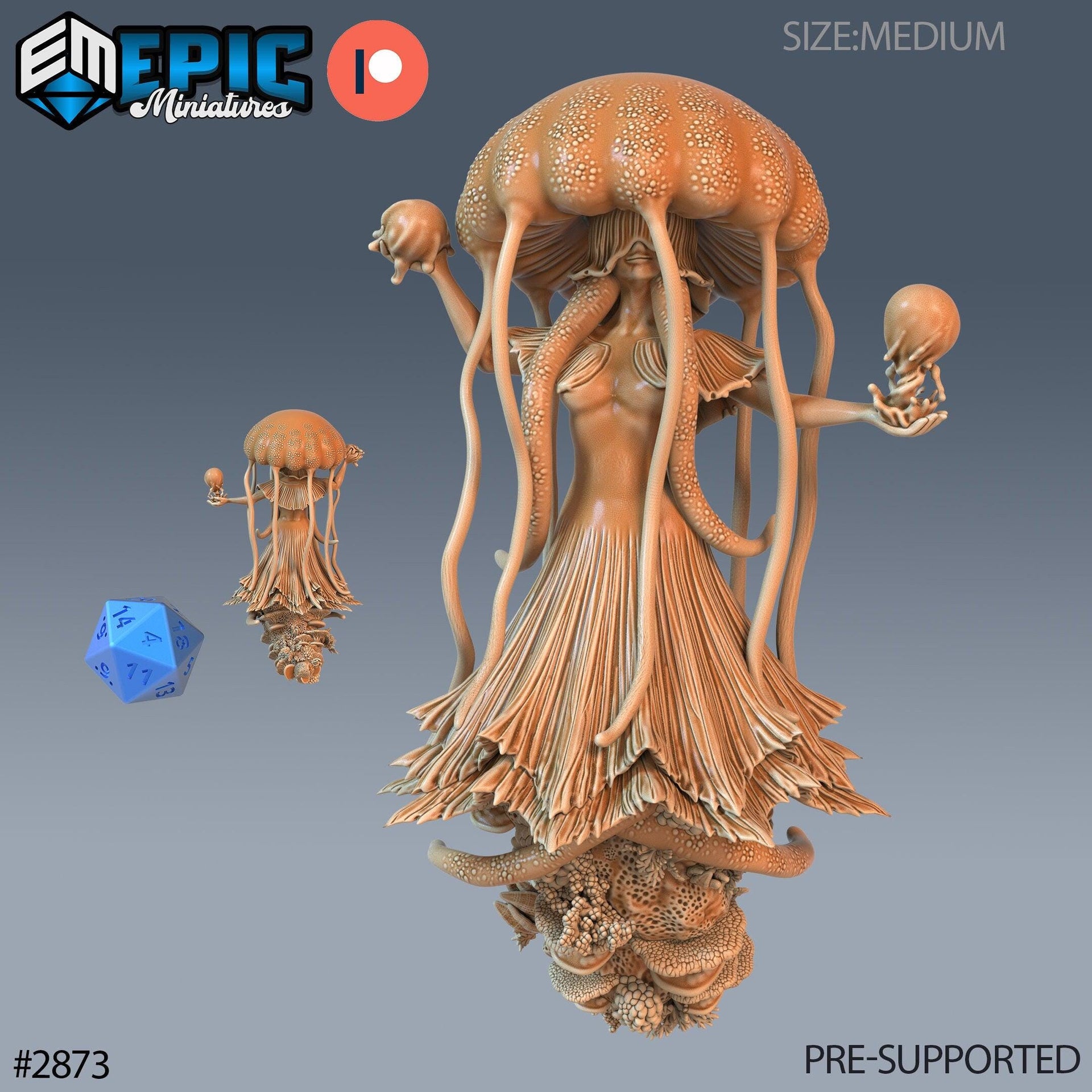 Jellyfish Mermaid - Epic Miniatures