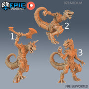 Tyrano Folk - Epic Miniatures | Pathfinder | 28mm | 32mm | Lizardolk