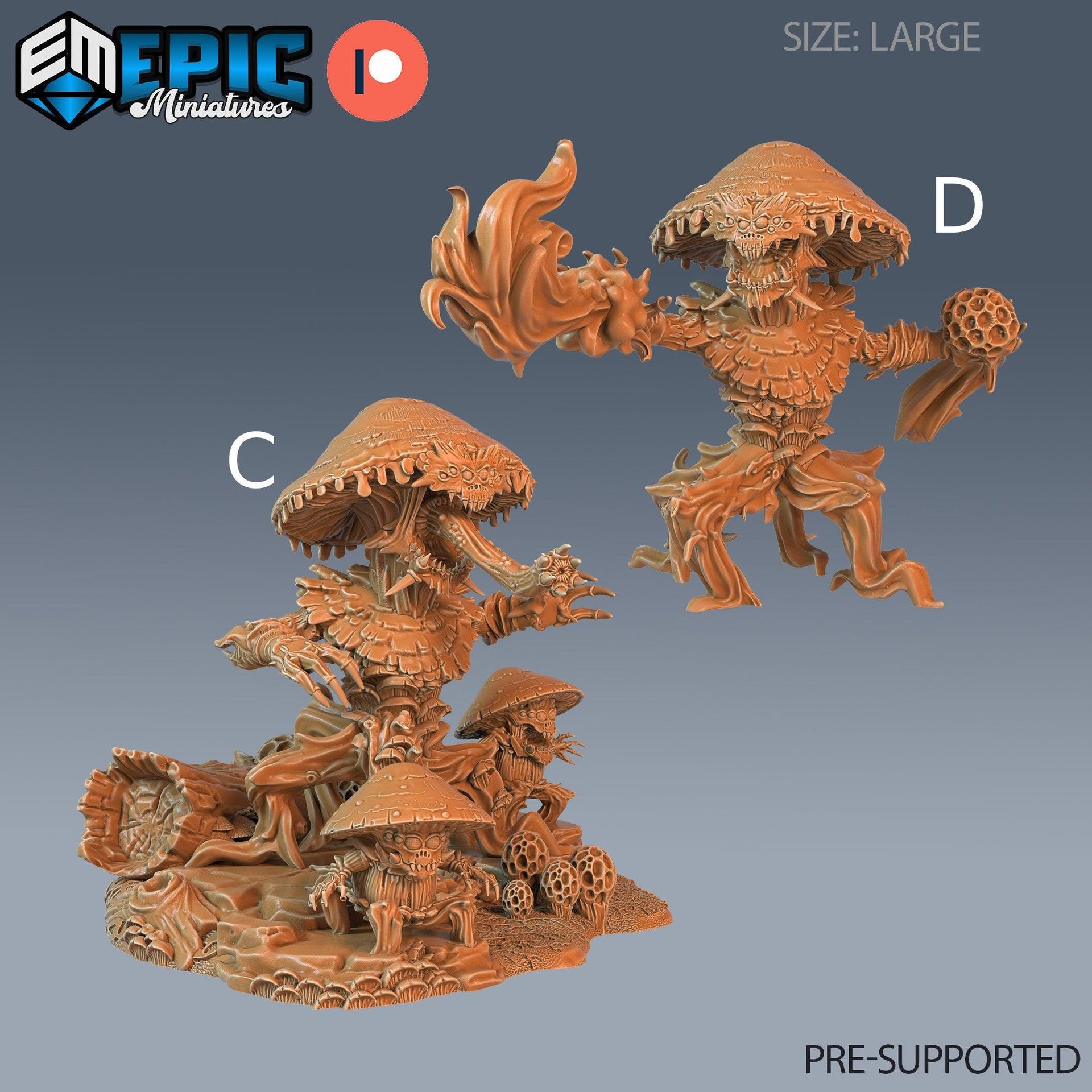 Fungus Tree -  Epic Miniatures | 28mm | Mushroom Folk | Devil | Demon | Monstrosity